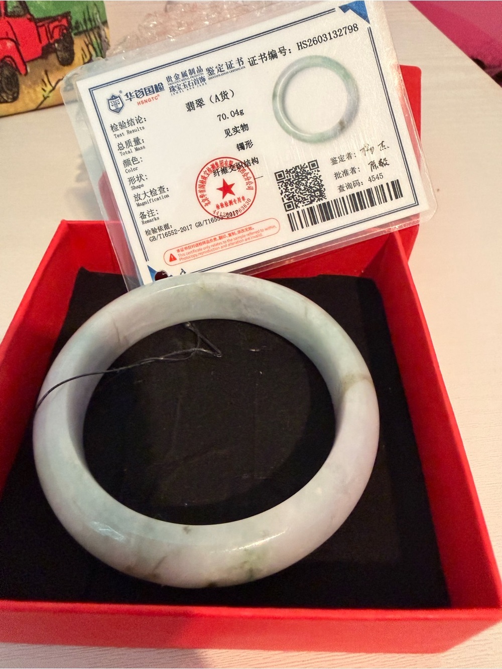 Natural Guatemala Jade Bangle Bracelet - Women Jewelry